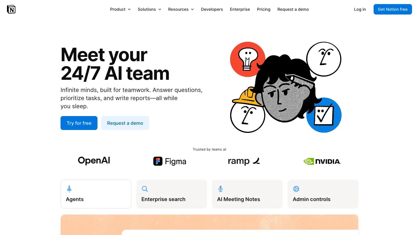 Notion AI product preview