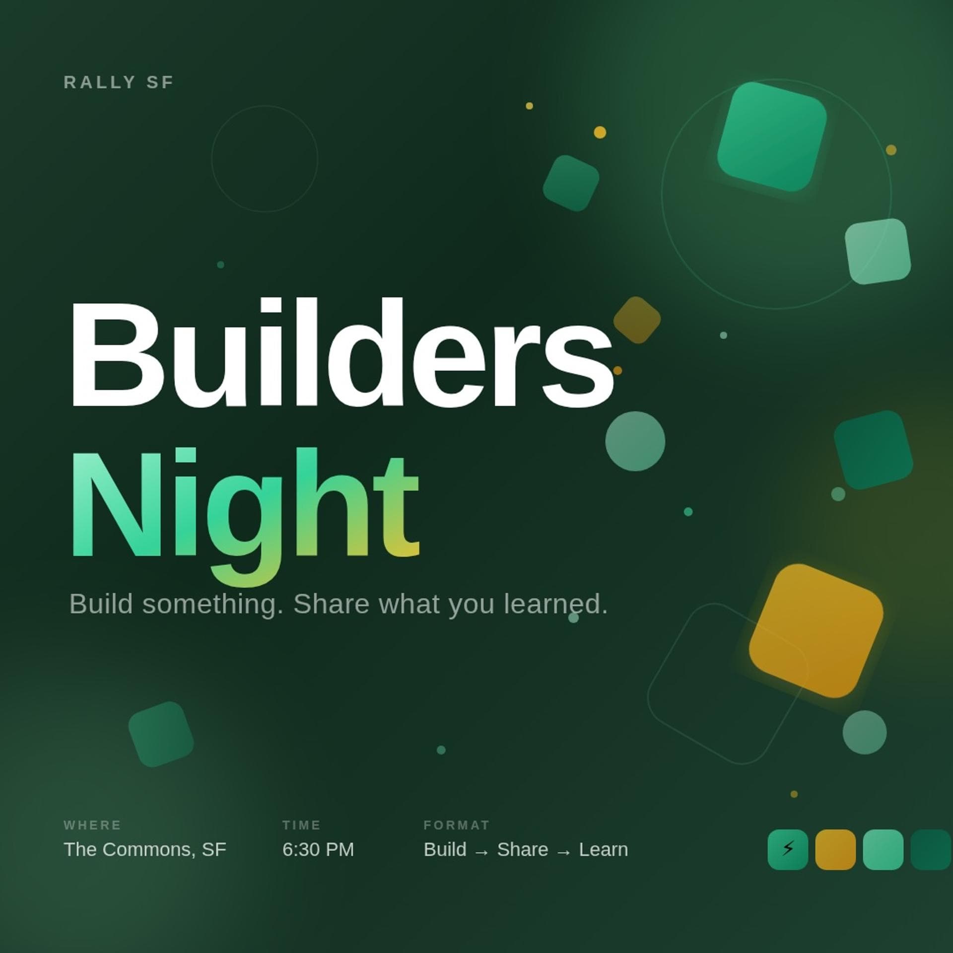 Builders Night event artwork