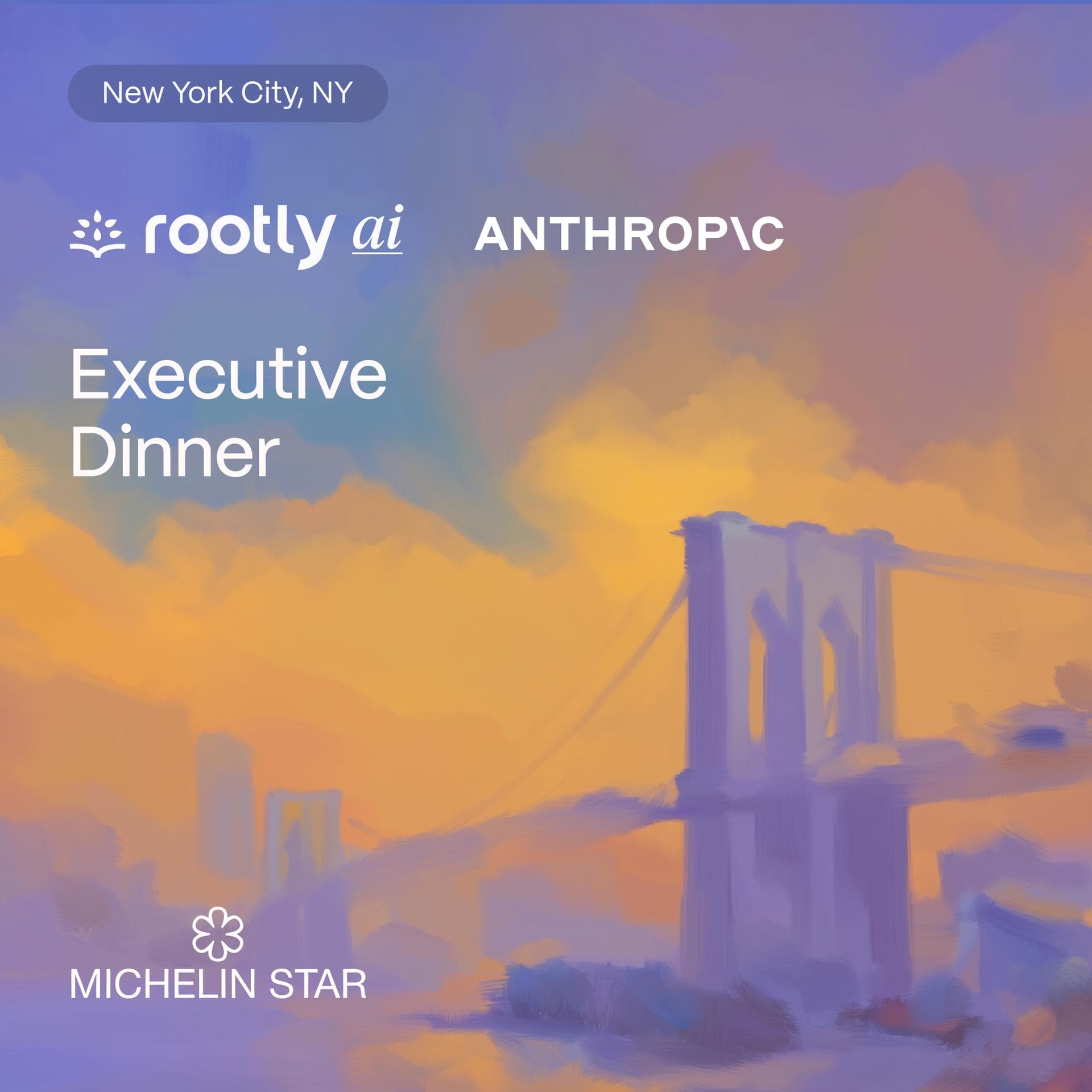 Rootly AI x Anthropic Executive Dinner event artwork