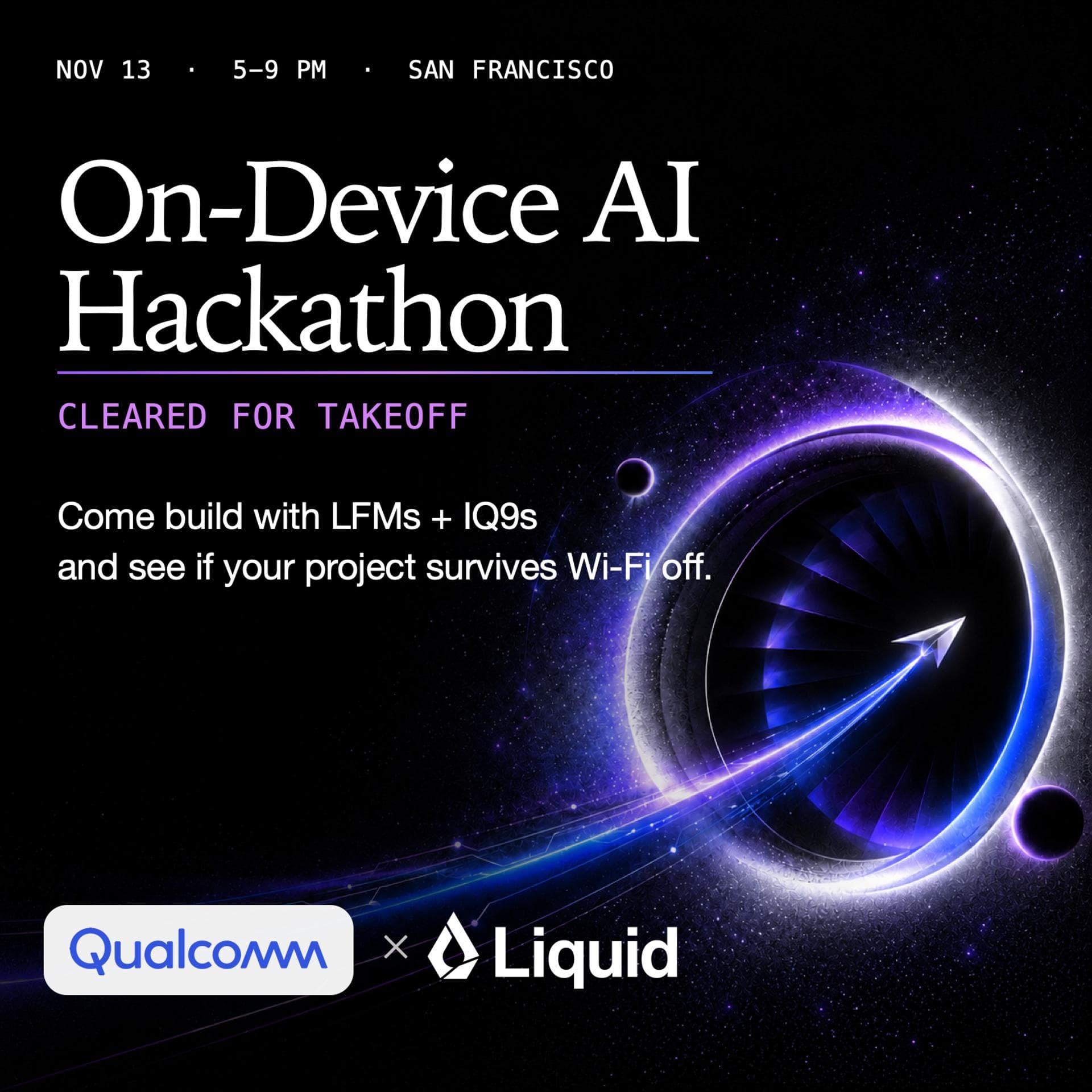 On-Device AI Hackathon: Cleared for Takeoff ✈️ event artwork