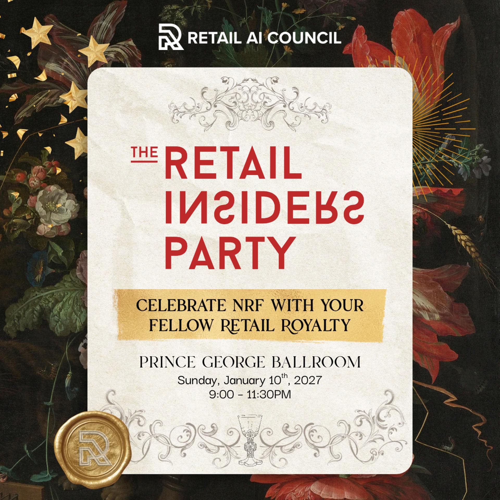 Retail Insiders Party at NRF event artwork