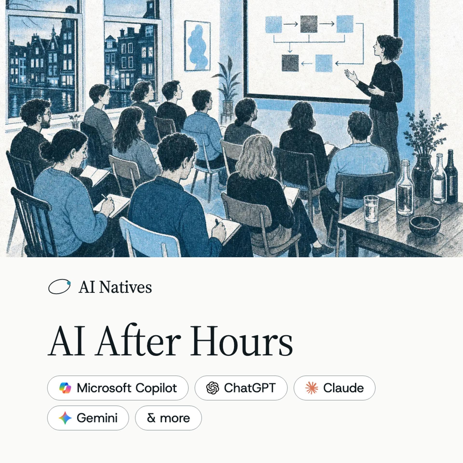 AI After Hours event artwork
