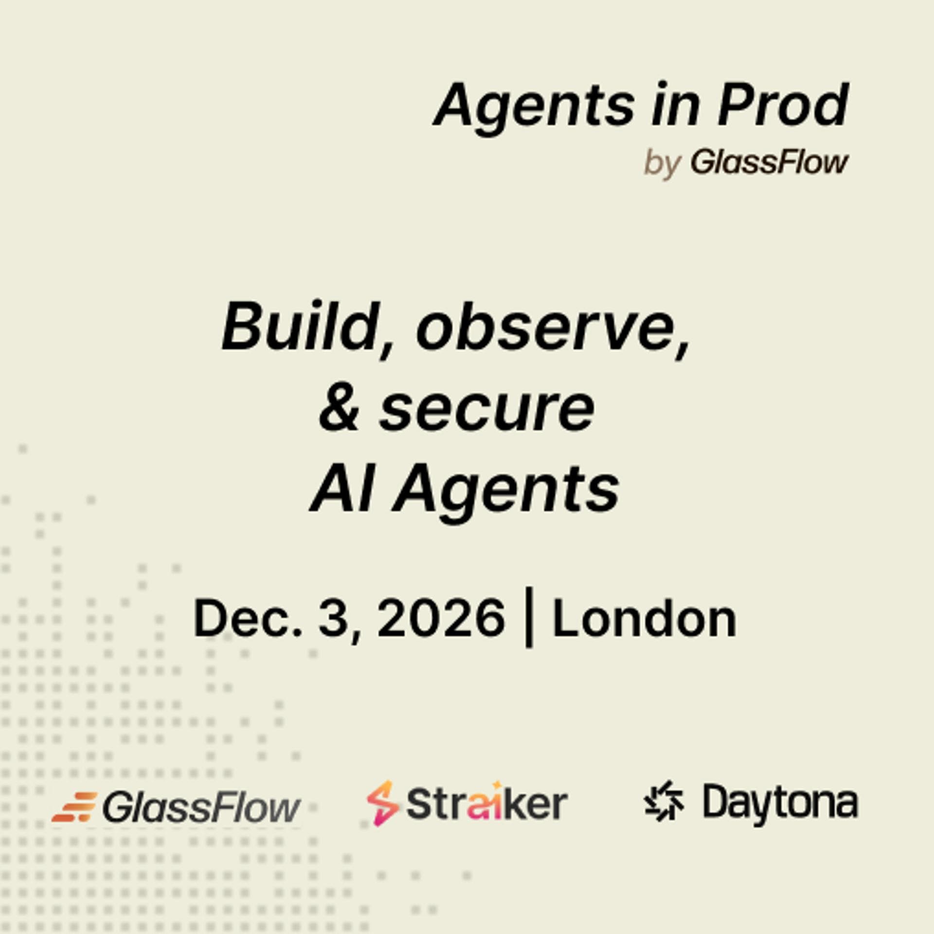 Agents in Prod event artwork