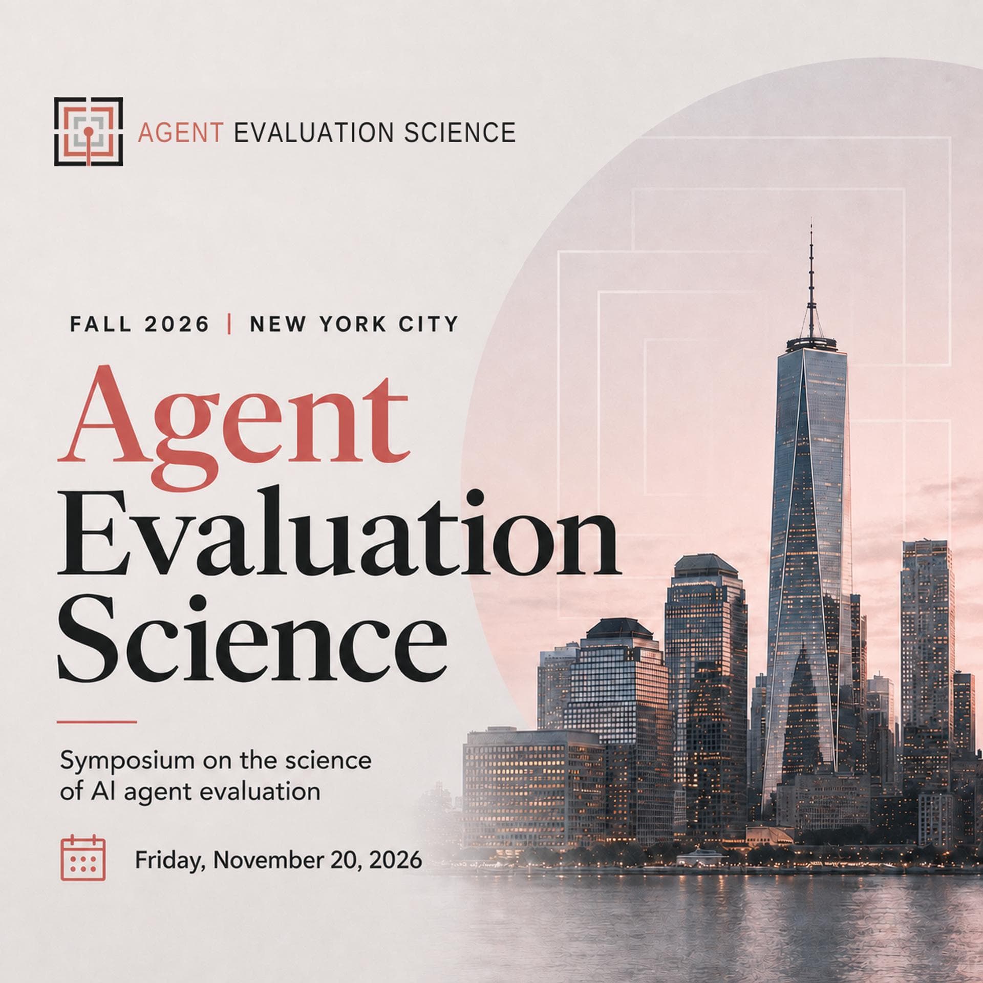 Agent Evaluation Science event artwork