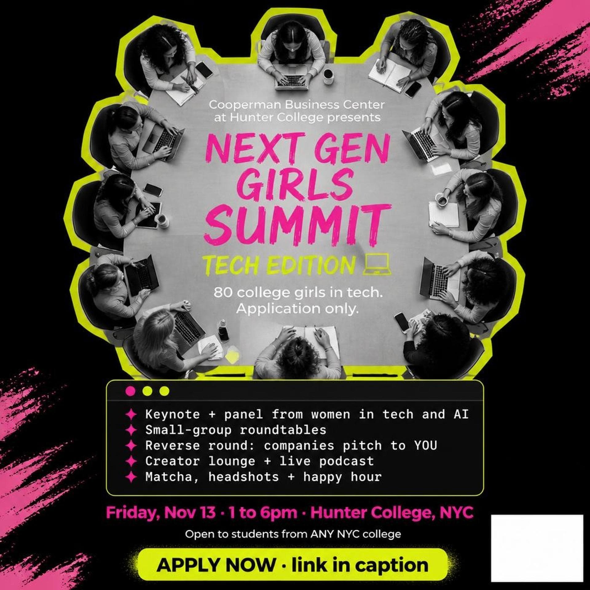 Next Gen Girls Summit:Tech Edition event artwork