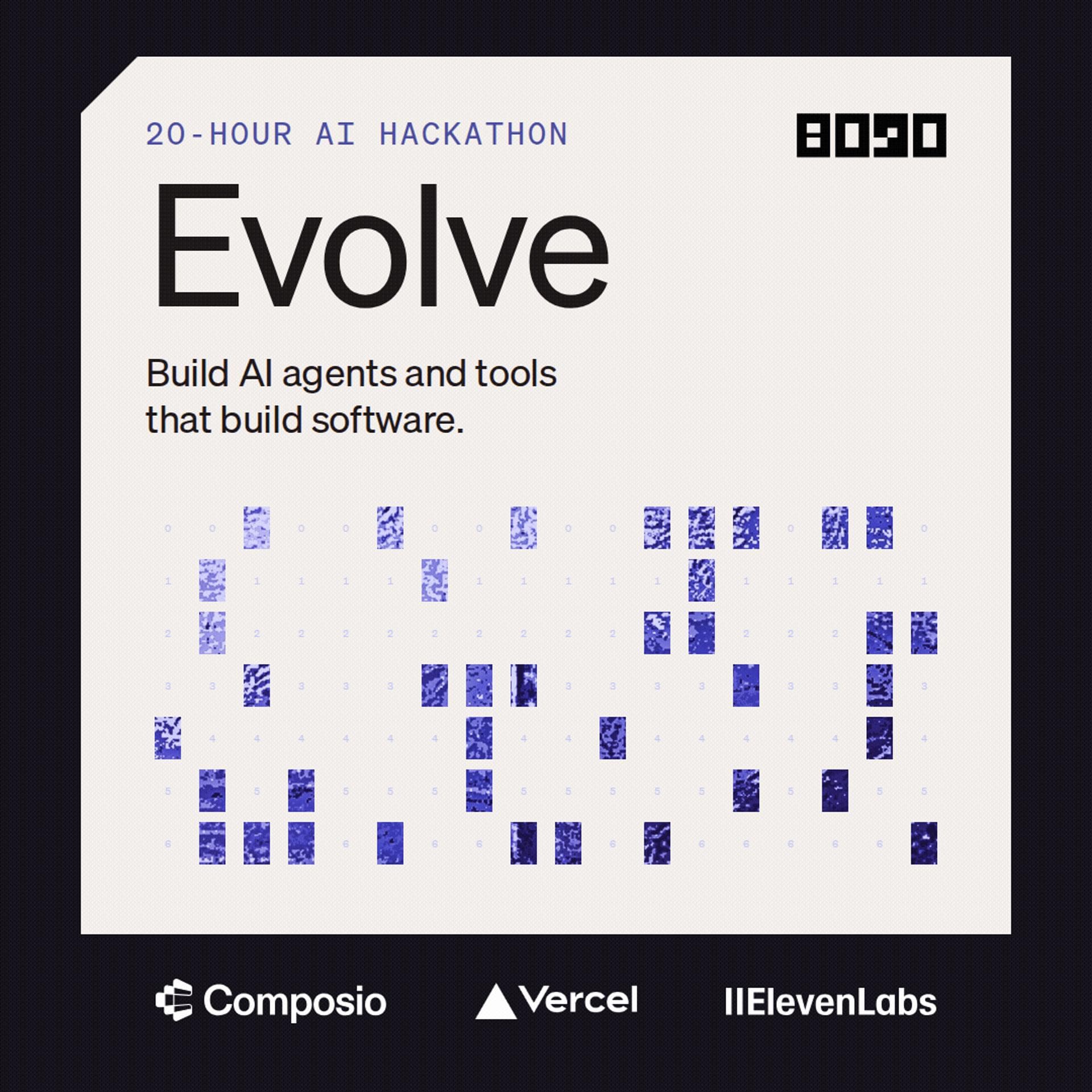 EVOLVE: 8090 AI Hackathon event artwork