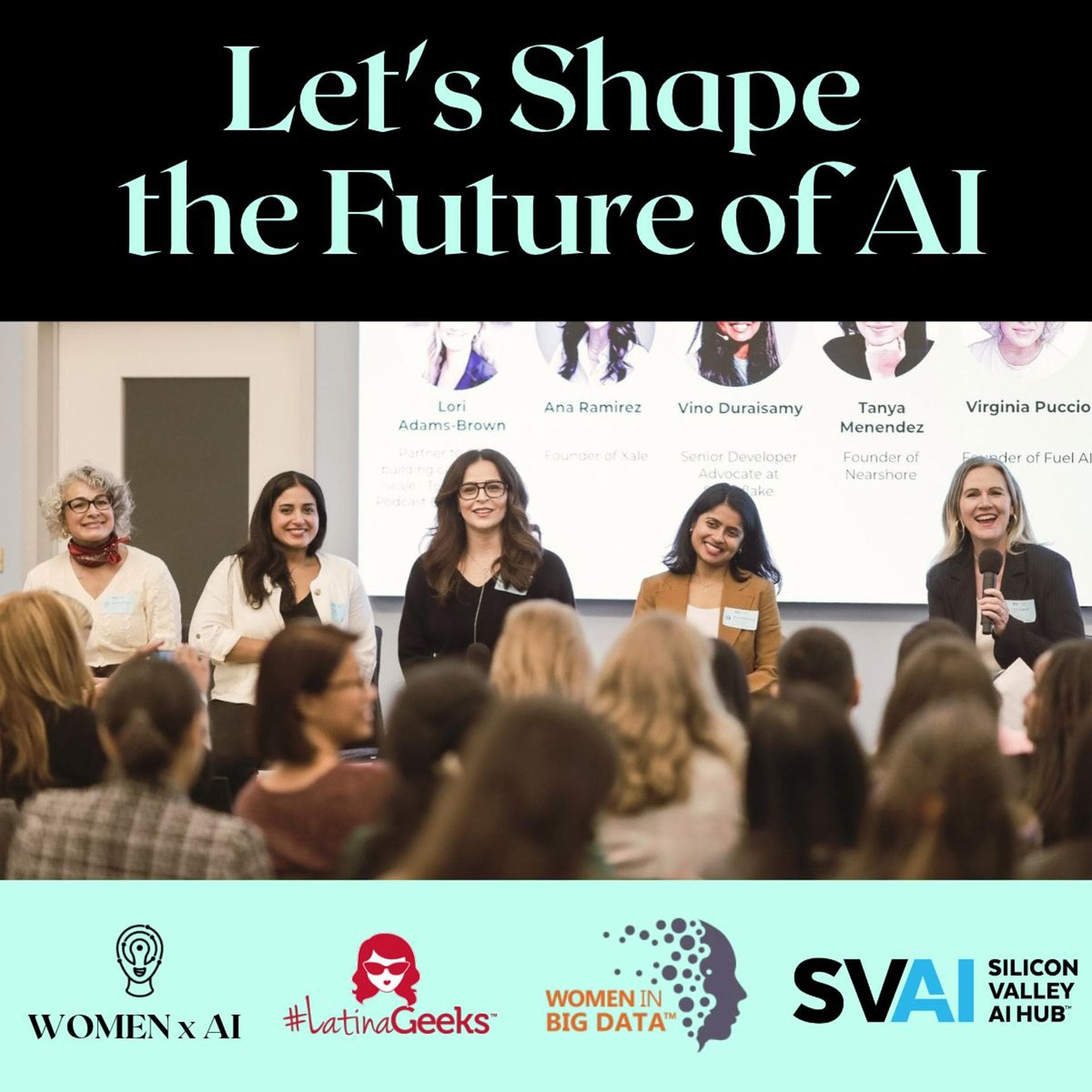 Let's Shape the Future of AI event artwork