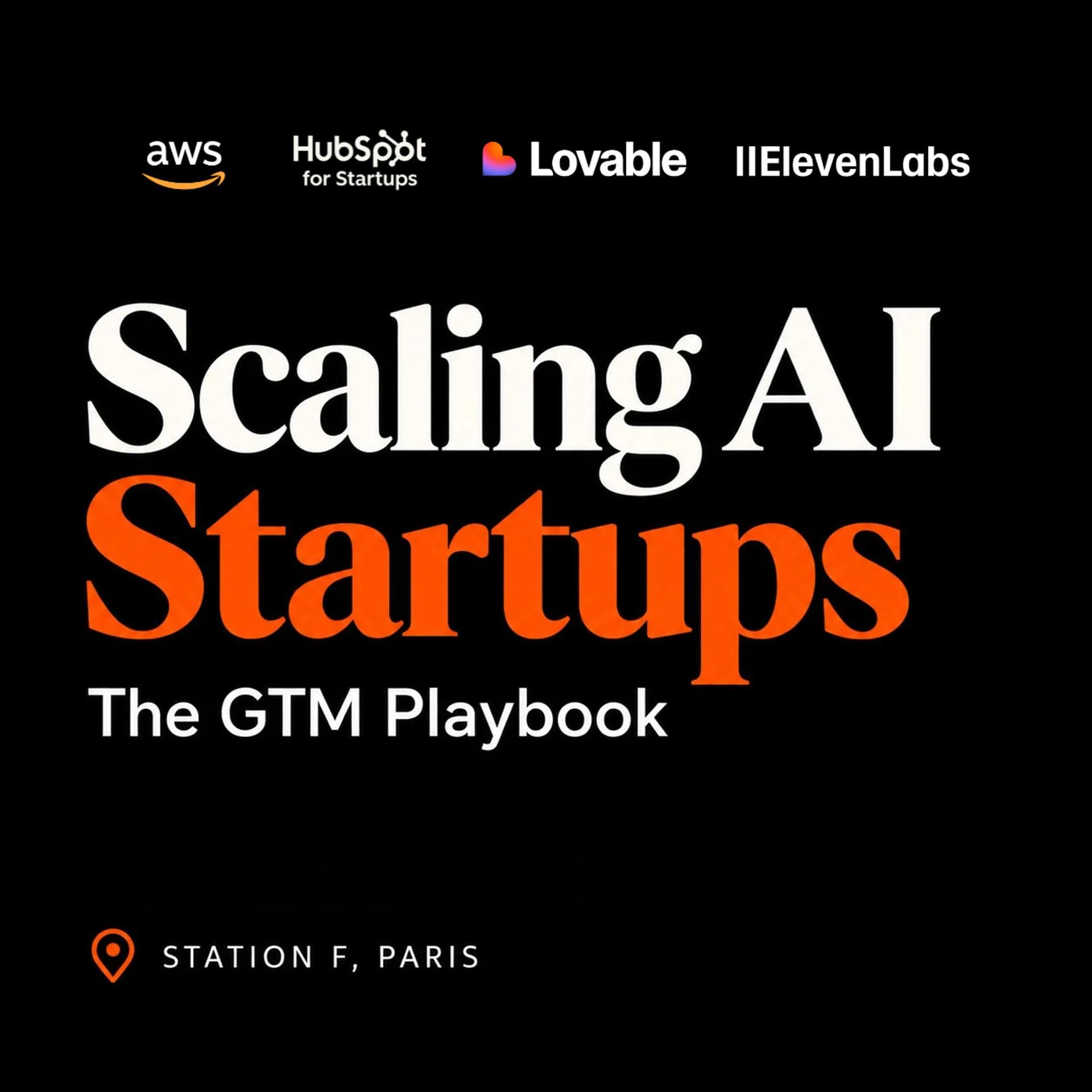 Scaling AI Startups: the GTM Playbook with Lovable and ElevenLabs event artwork