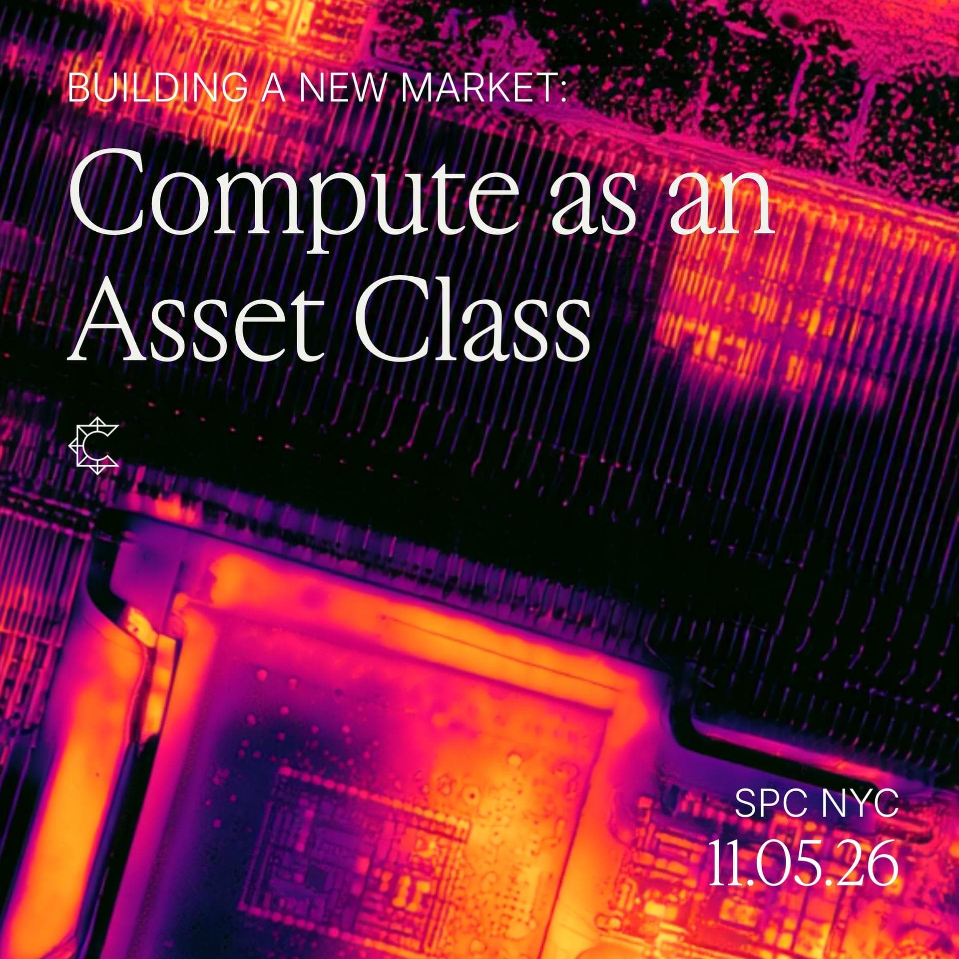Building a New Market: Compute as an Asset Class event artwork
