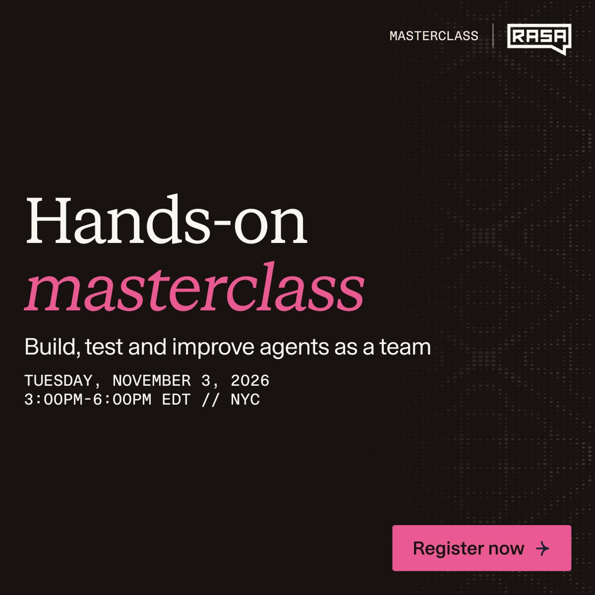 Build an Agent Factory with OpenAI’s Agents API and Rasa Mantle event artwork
