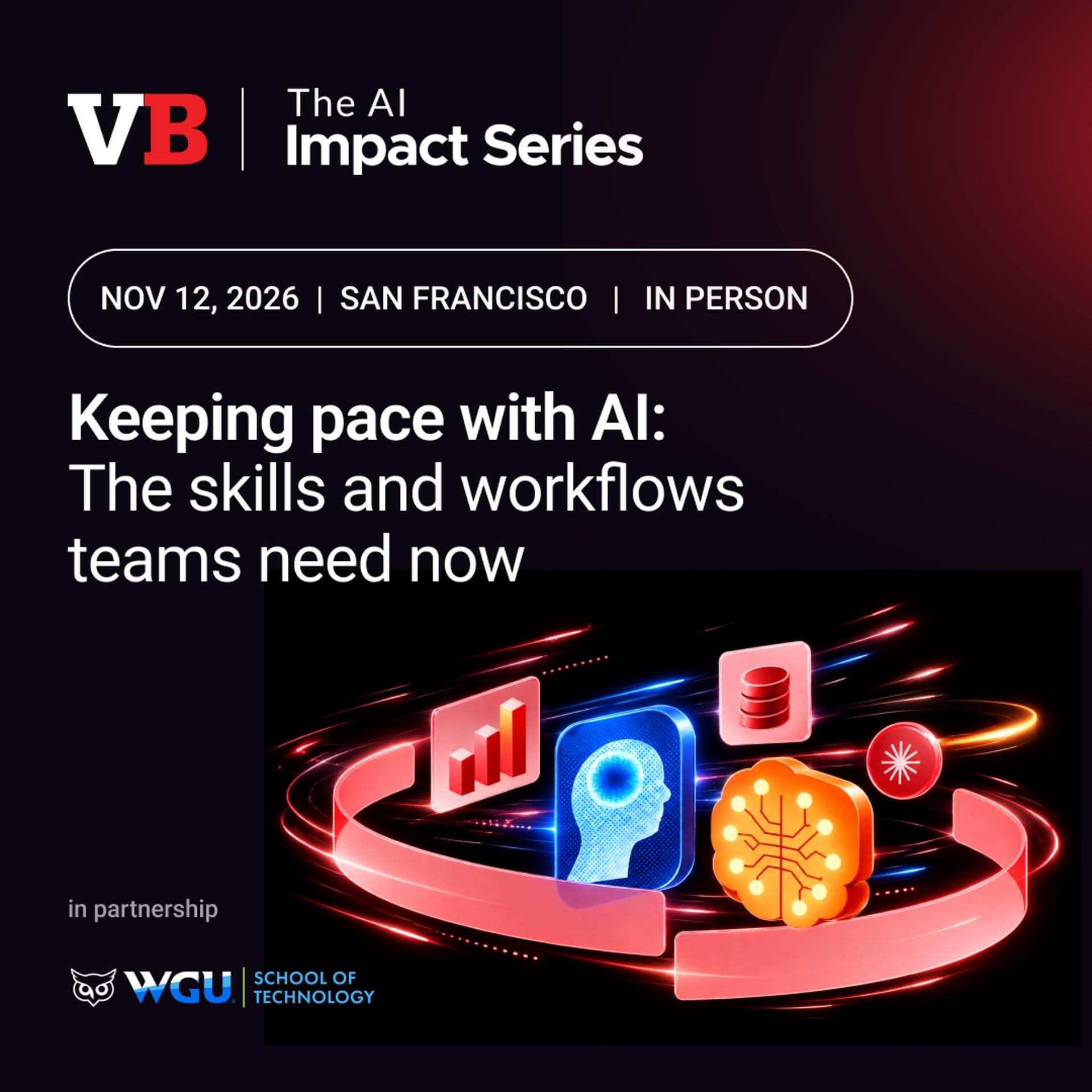 Keeping Pace With AI: The Skills and Workflows Teams Need Now event artwork