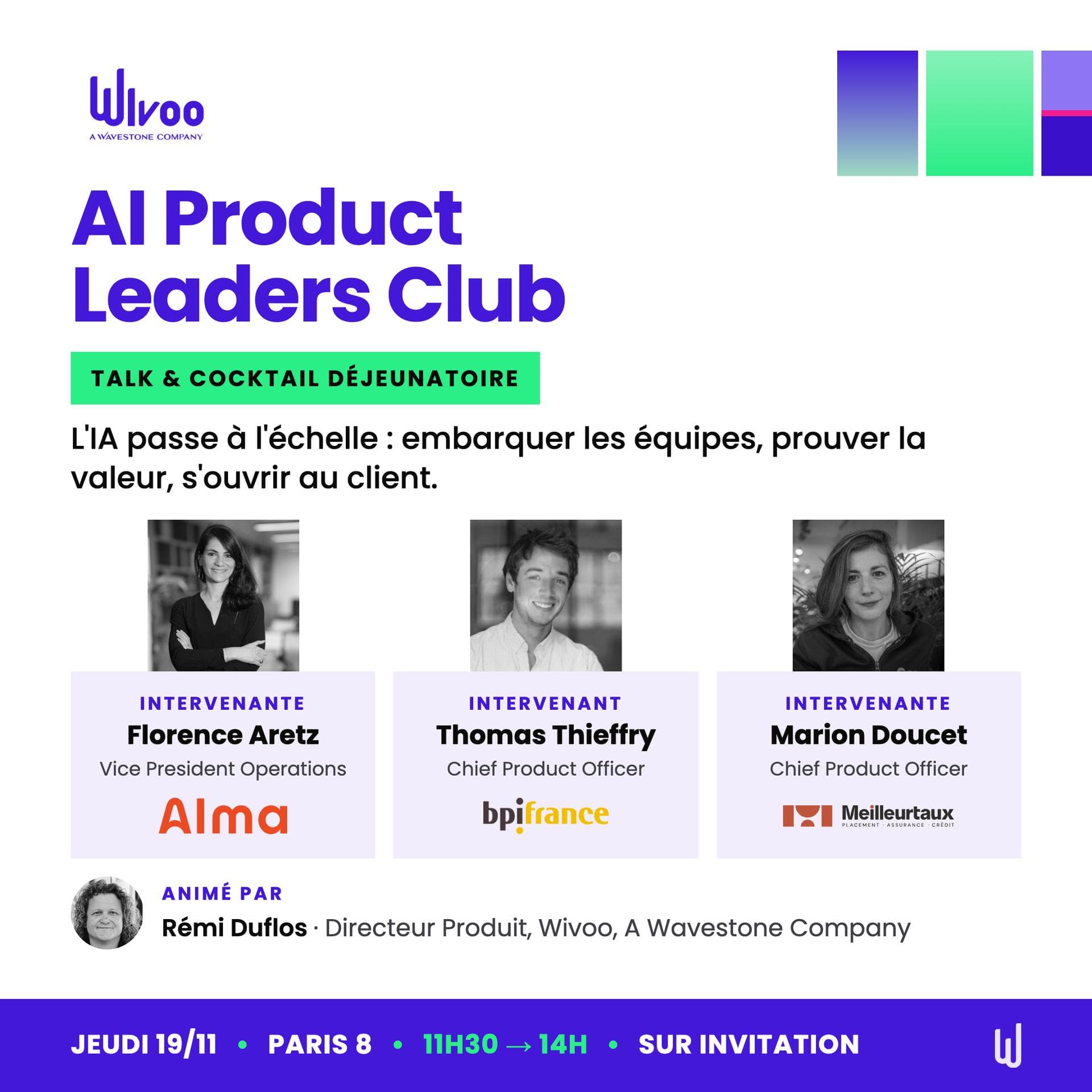 AI Product Leaders Club by Wivoo event artwork