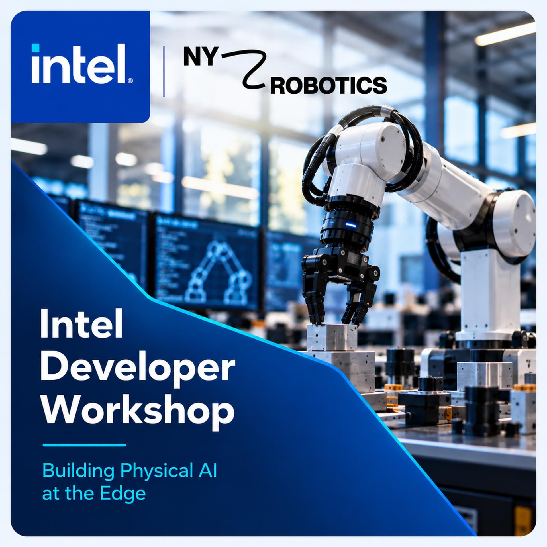 Physical AI & Robotics Developer Workshop with Intel event artwork