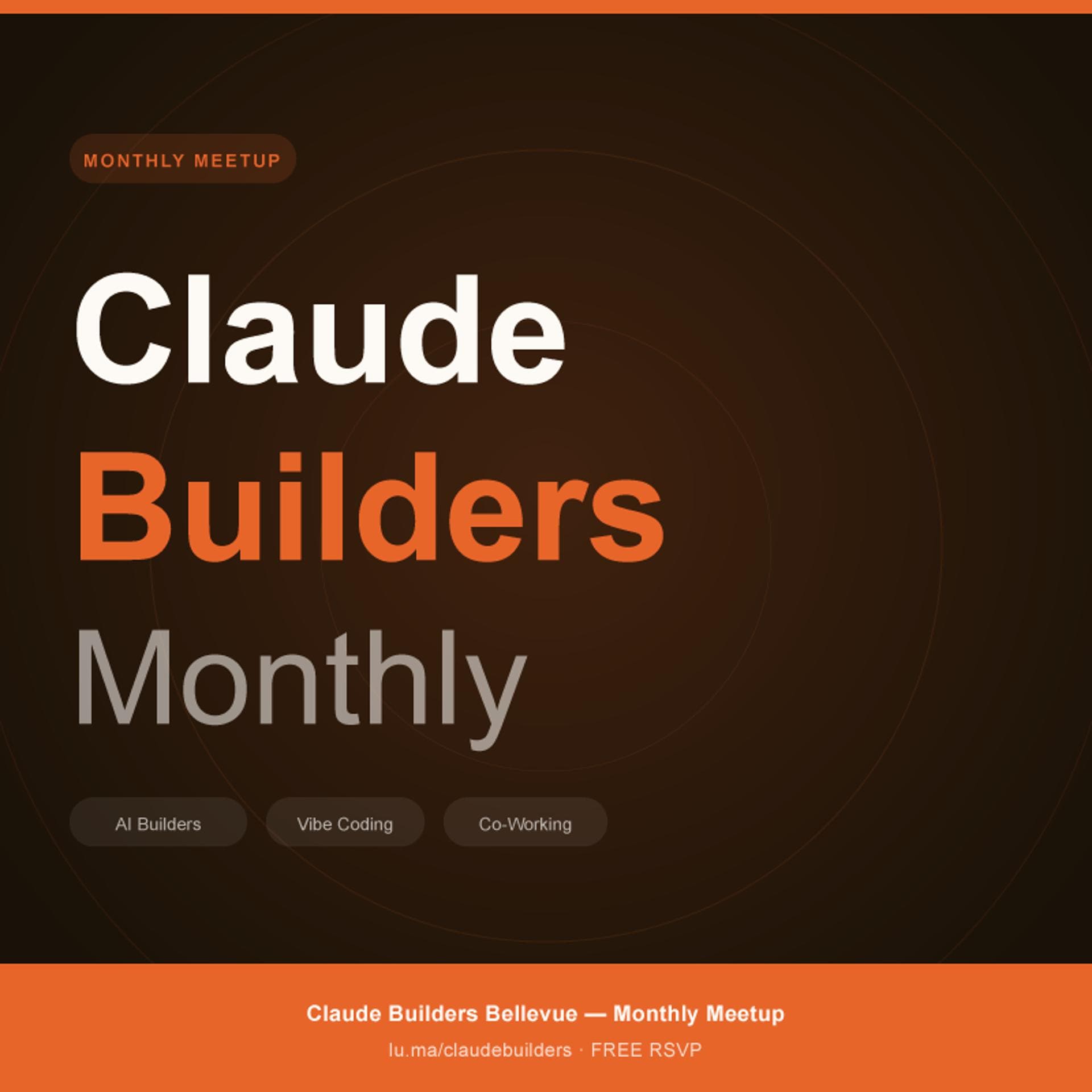Claude Builders Bellevue Monthly Event event artwork