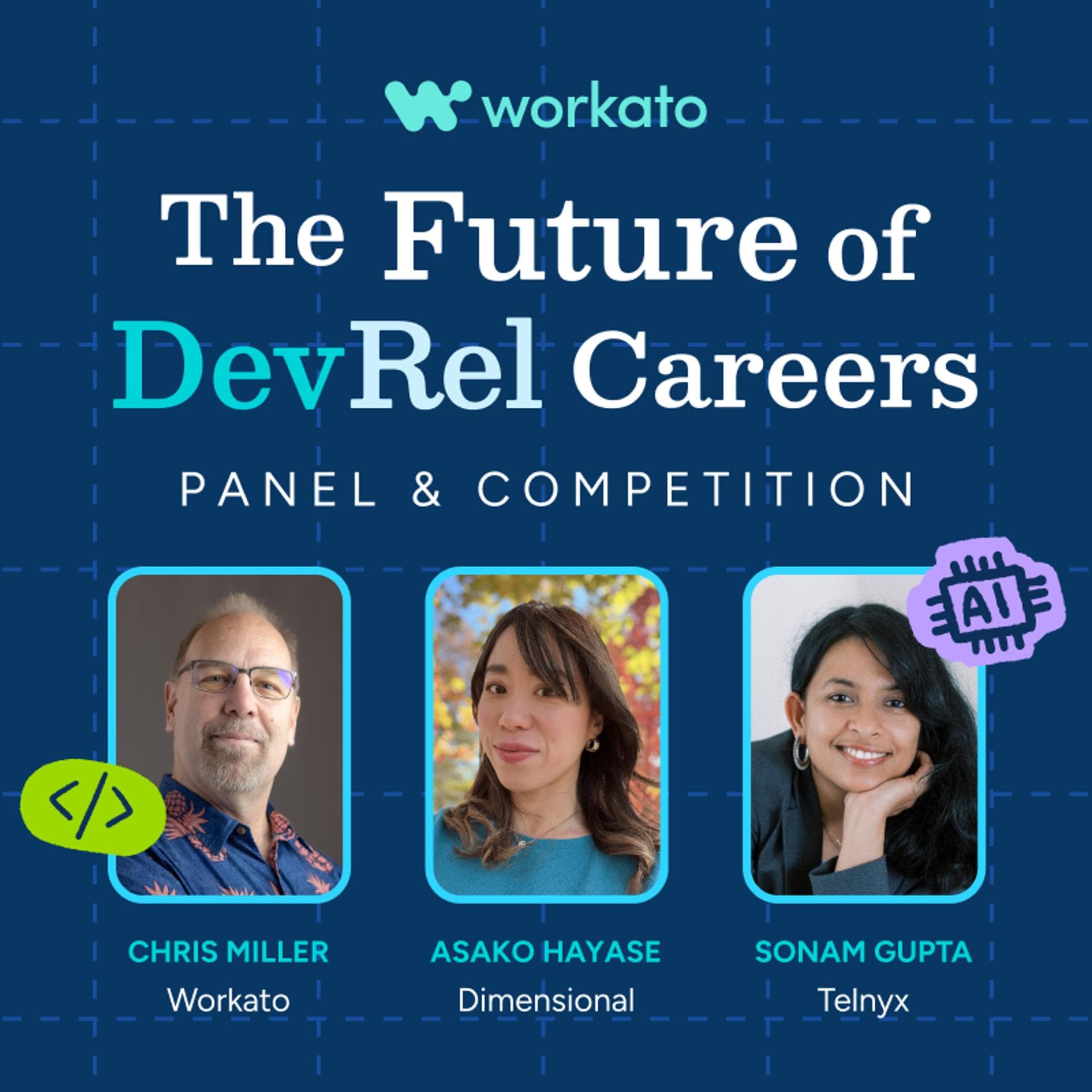 The Future of DevRel Careers event artwork