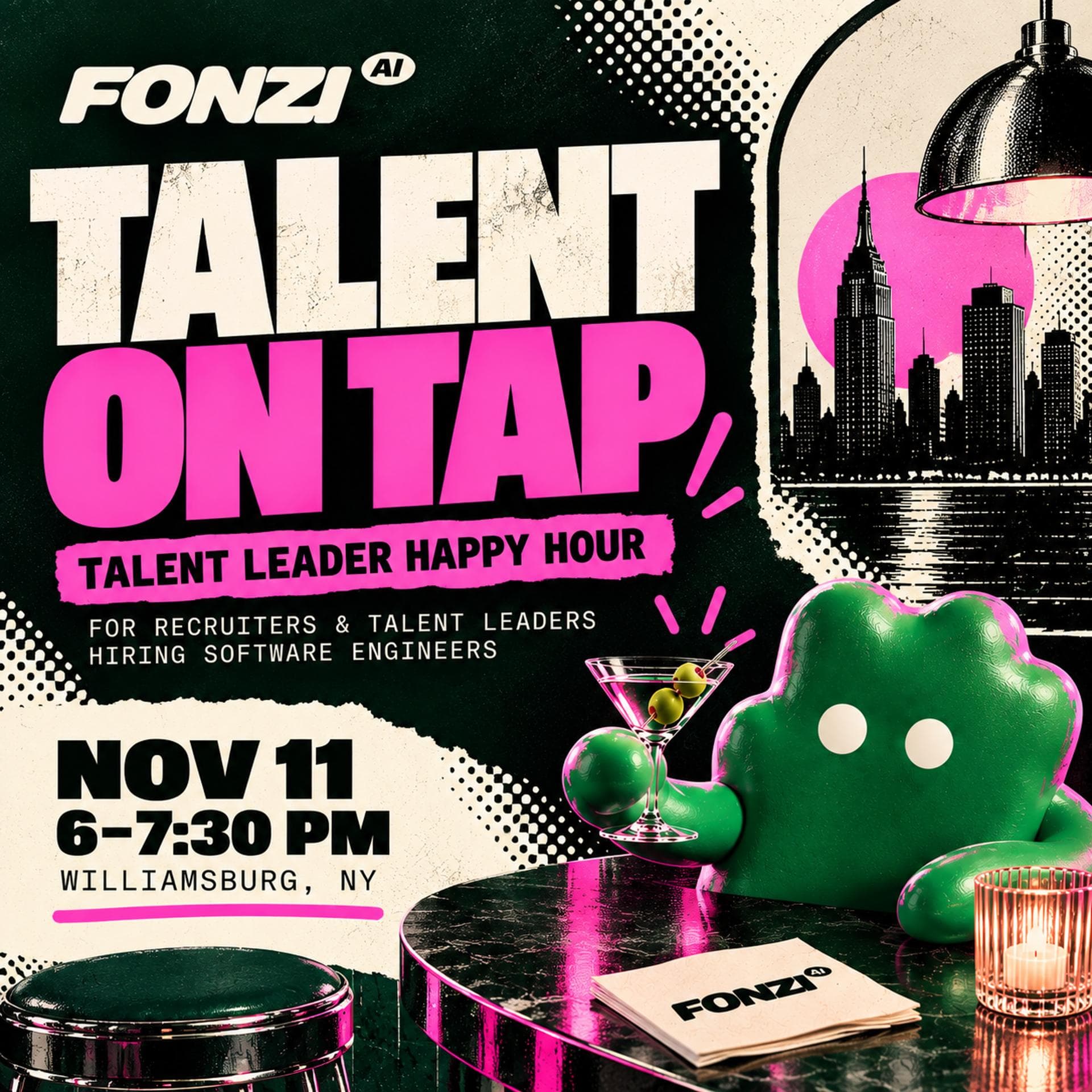 Talent on Tap event artwork