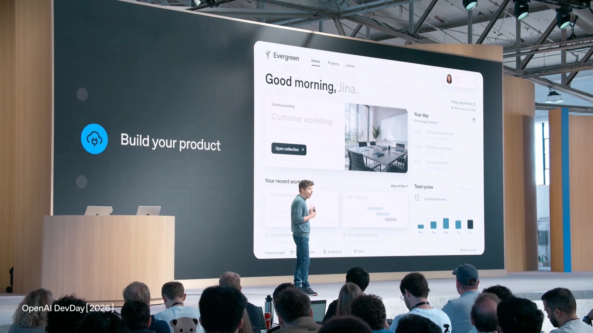 Frame from the presentation