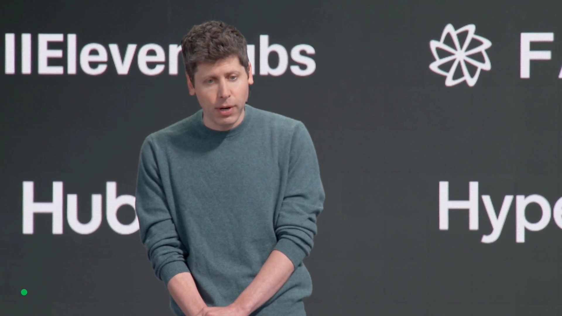 Frame from the presentation