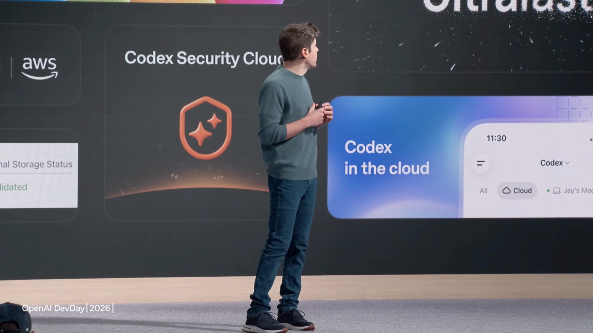 Frame from the presentation