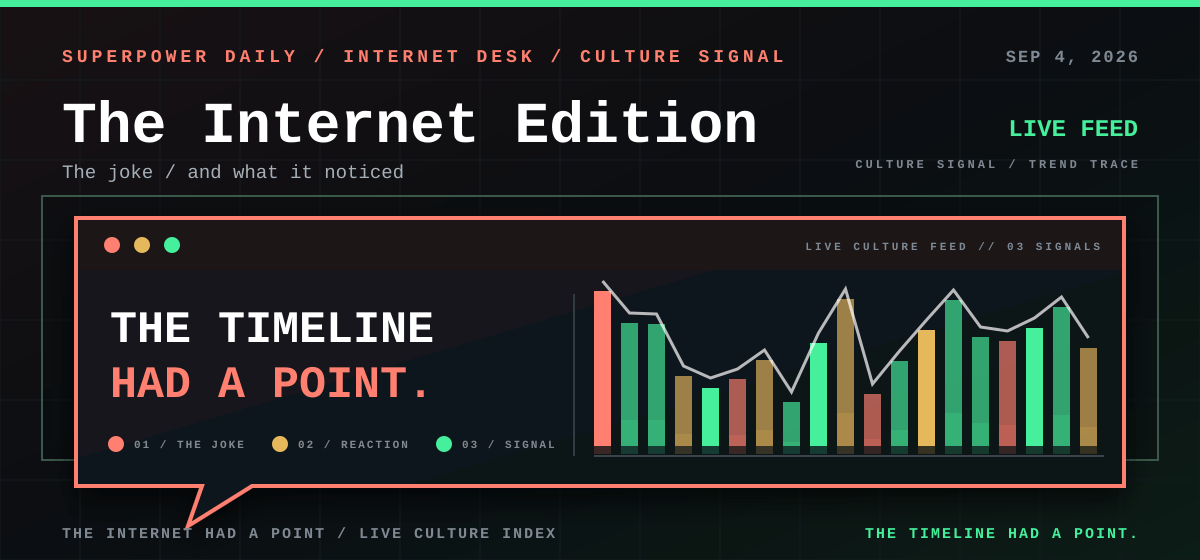 The Internet Edition themed section header