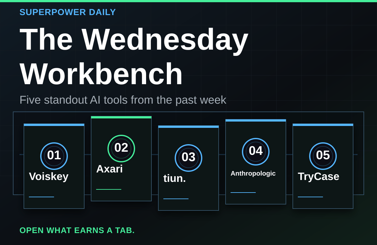 The Wednesday Workbench themed section header