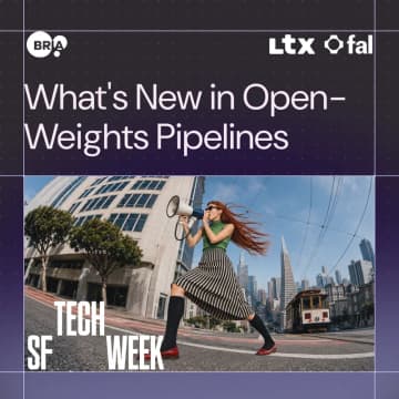 Bria × fal × LTX: What's New in Open-Weights Pipelines