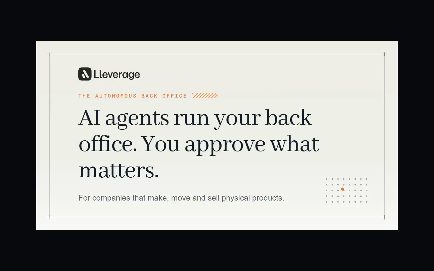Lleverage product preview