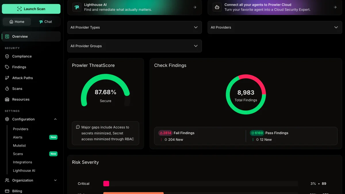 Prowler Cloud product preview