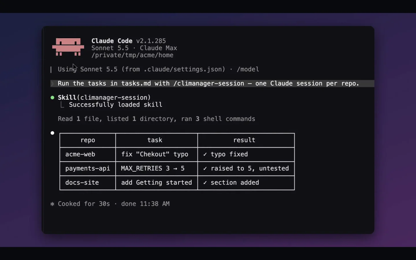 CLI Manager product preview