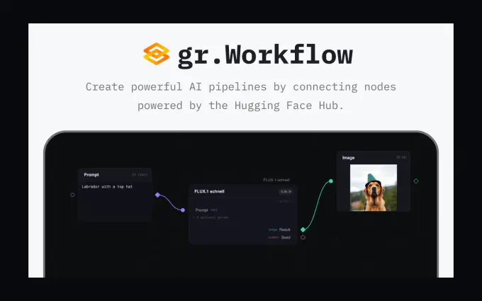 Gradio Workflow product preview