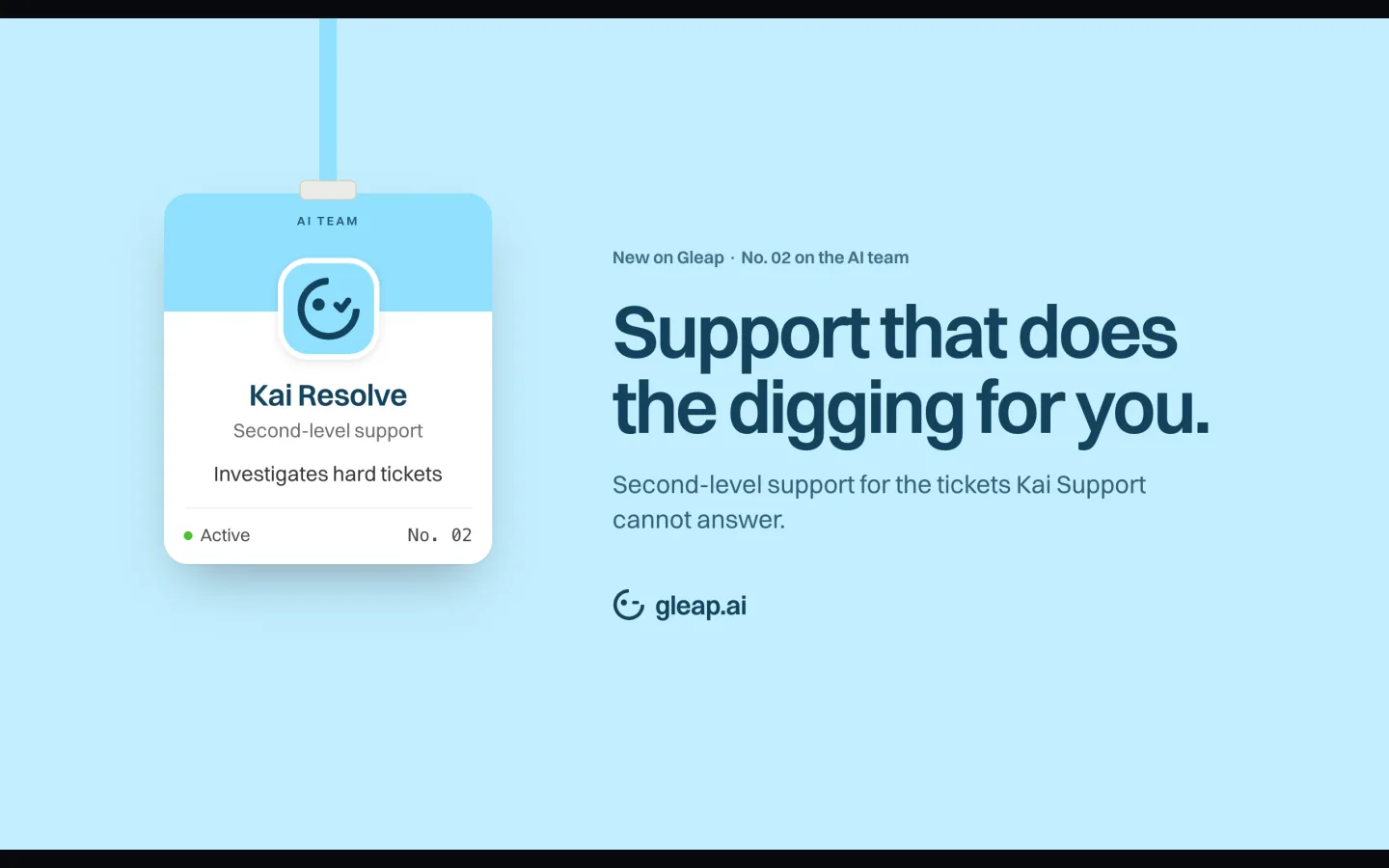 Kai Resolve by Gleap product preview