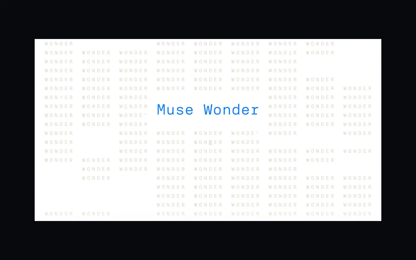 Muse Wonder product preview