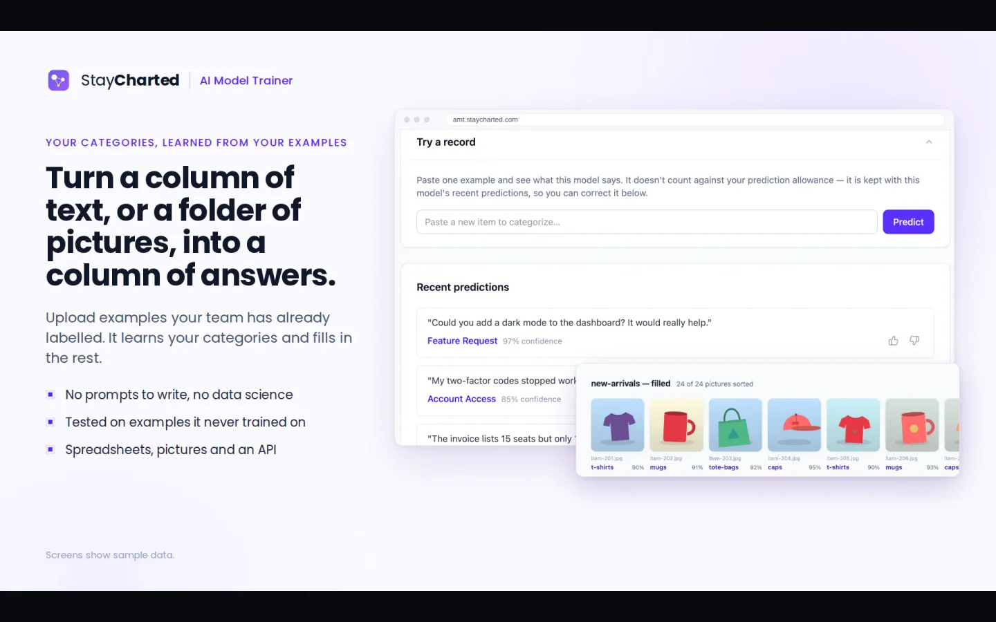 StayCharted product preview