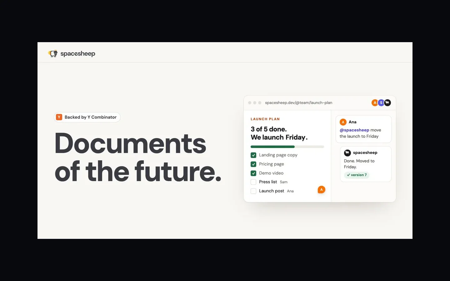 Spacesheep product preview