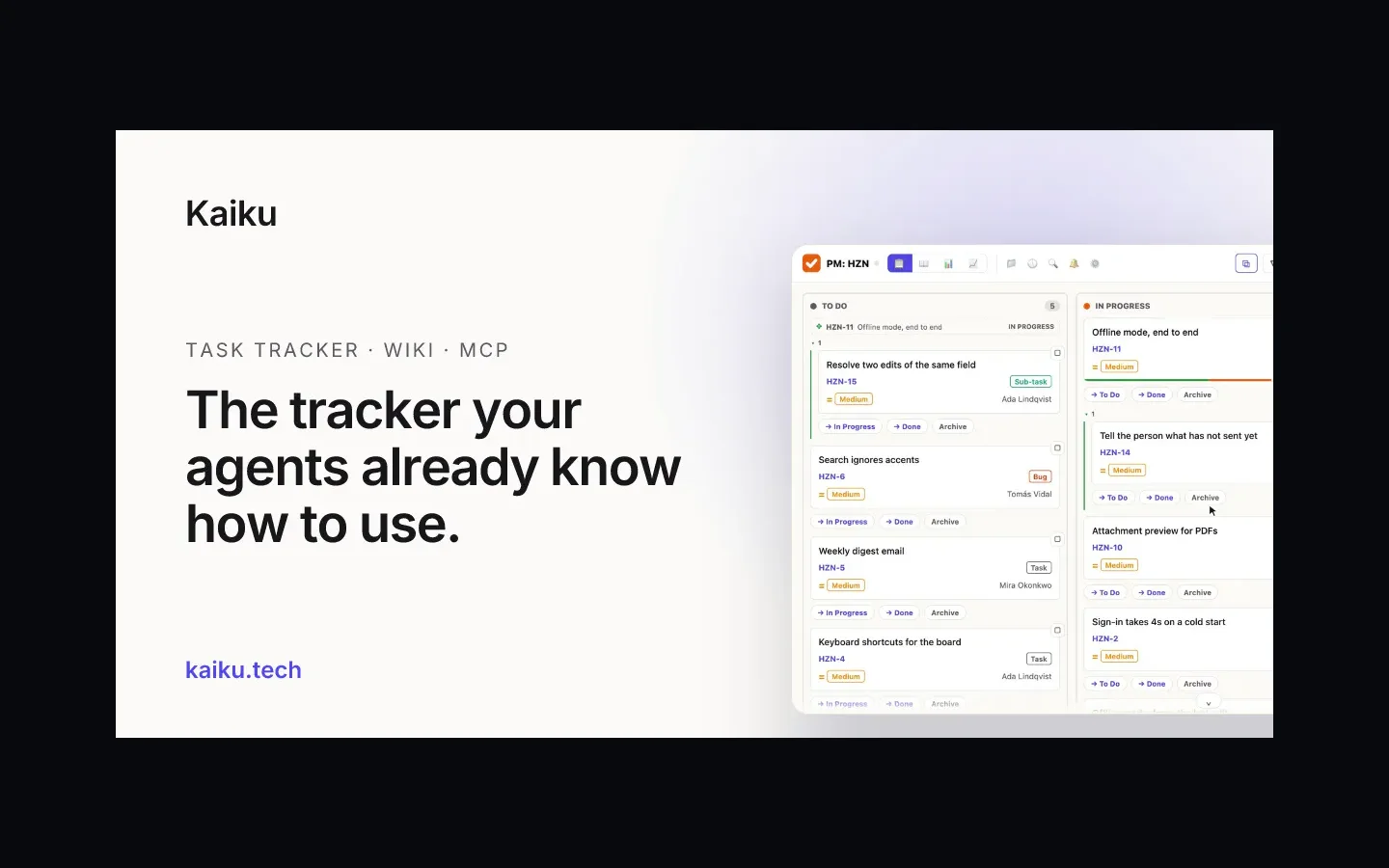 Kaiku product preview