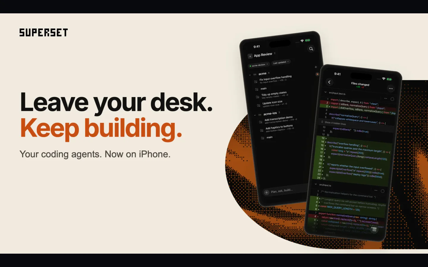 Superset Mobile product preview