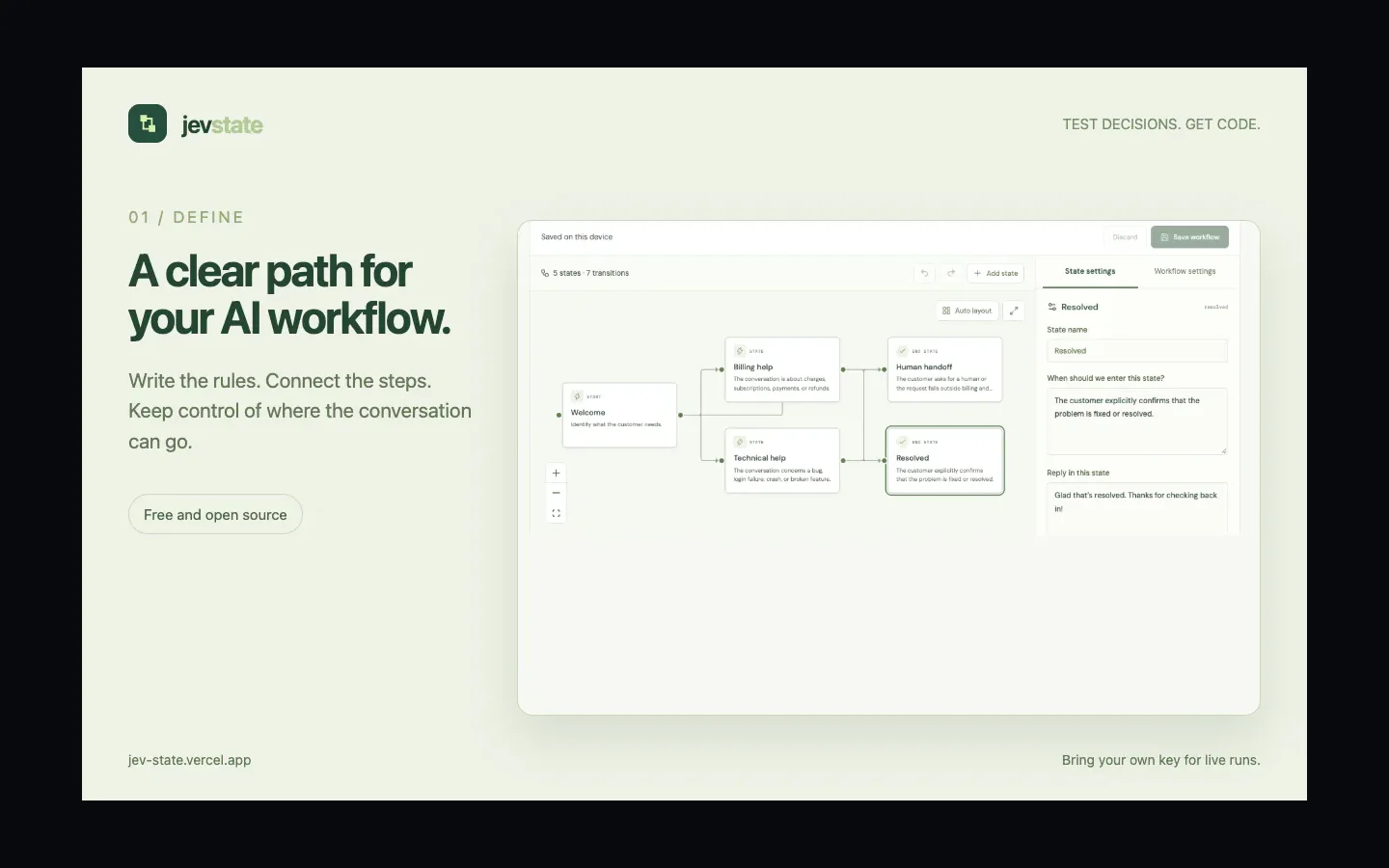 Jev State product preview