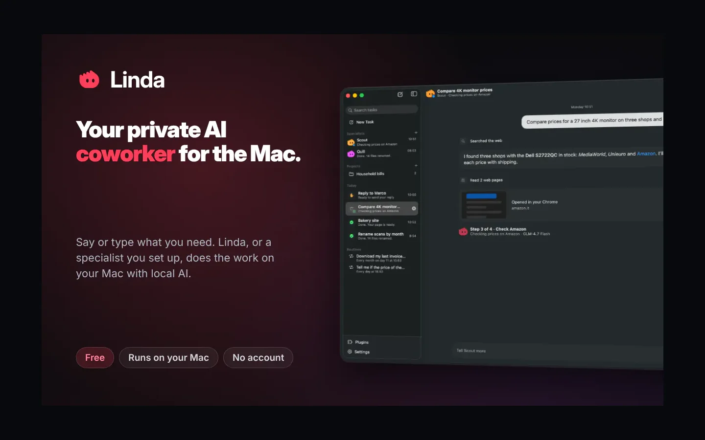 Linda product preview