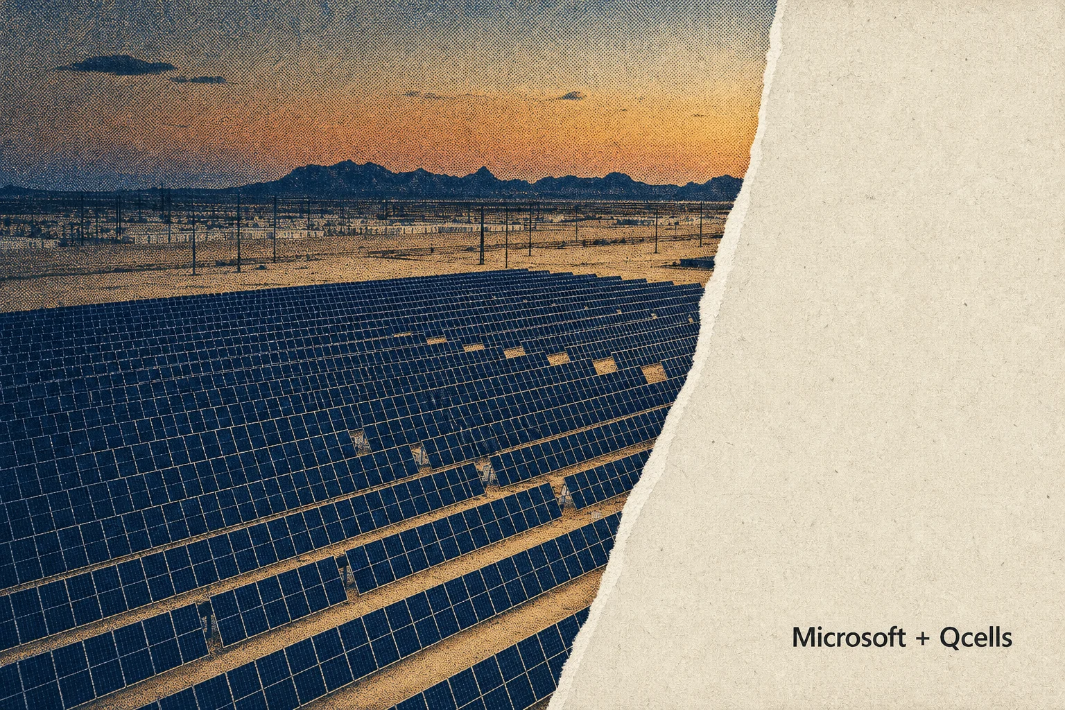 Microsoft and Qcells Want AI Data Centers to Bring Their Own Power