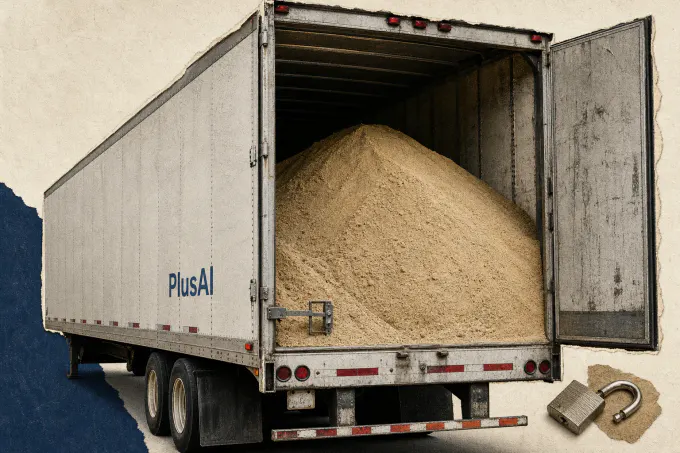 Thieves Steal PlusAI Trailers Carrying 40,000 Pounds of Sand, Not Nvidia Chips