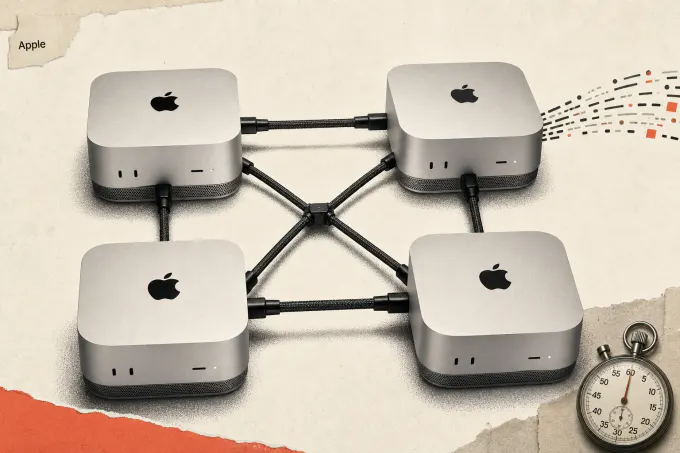 Apple publishes four-Mac AI benchmark topping 36 tokens per second