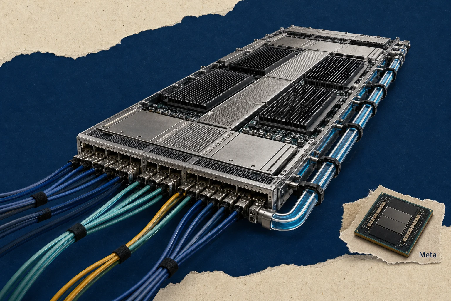 Meta introduces liquid-cooled switches and open networks for larger AI ...