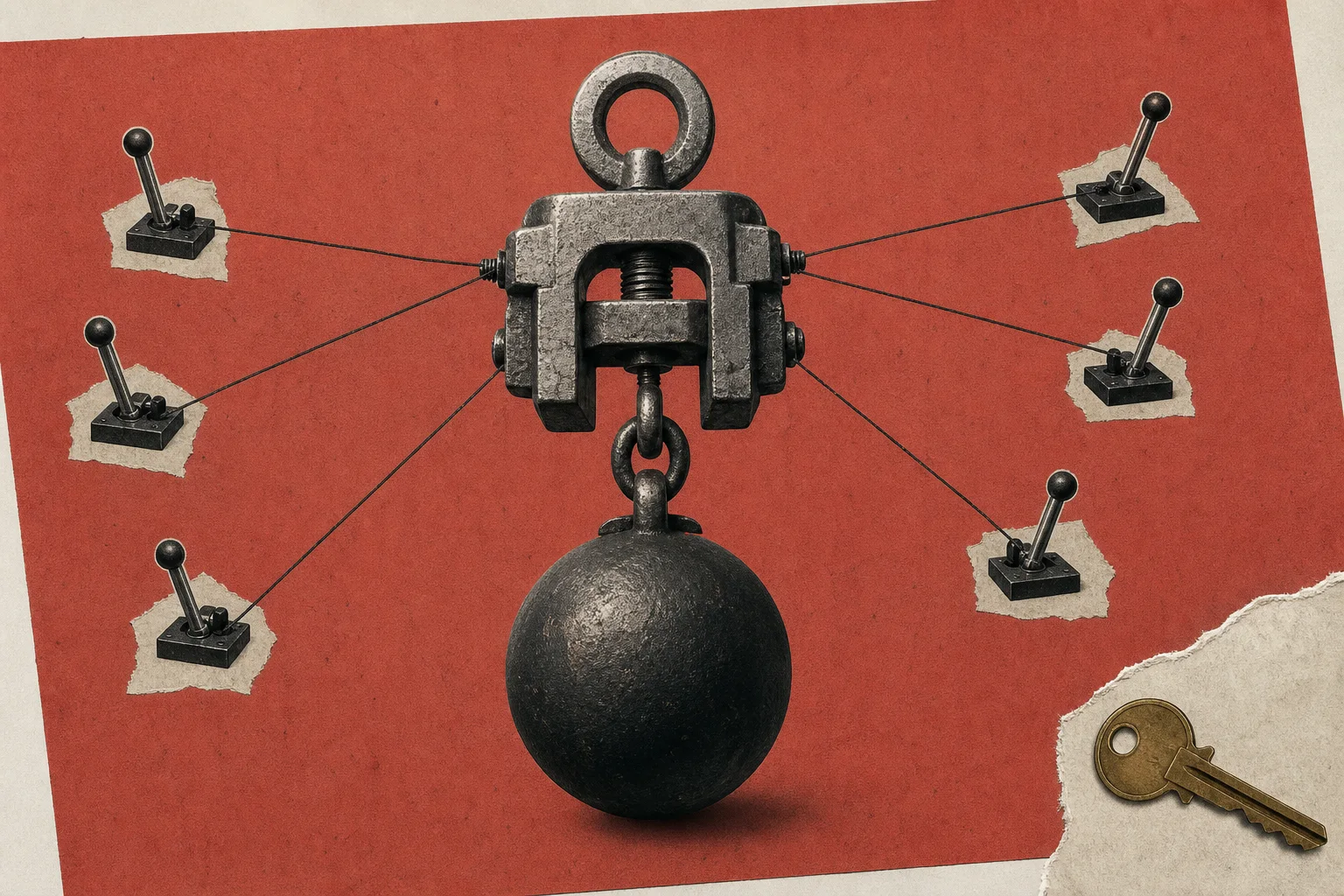 Editorial illustration supporting Thoughtworks Survey Finds IT Expects Blame for AI Tools Other Teams Buy
