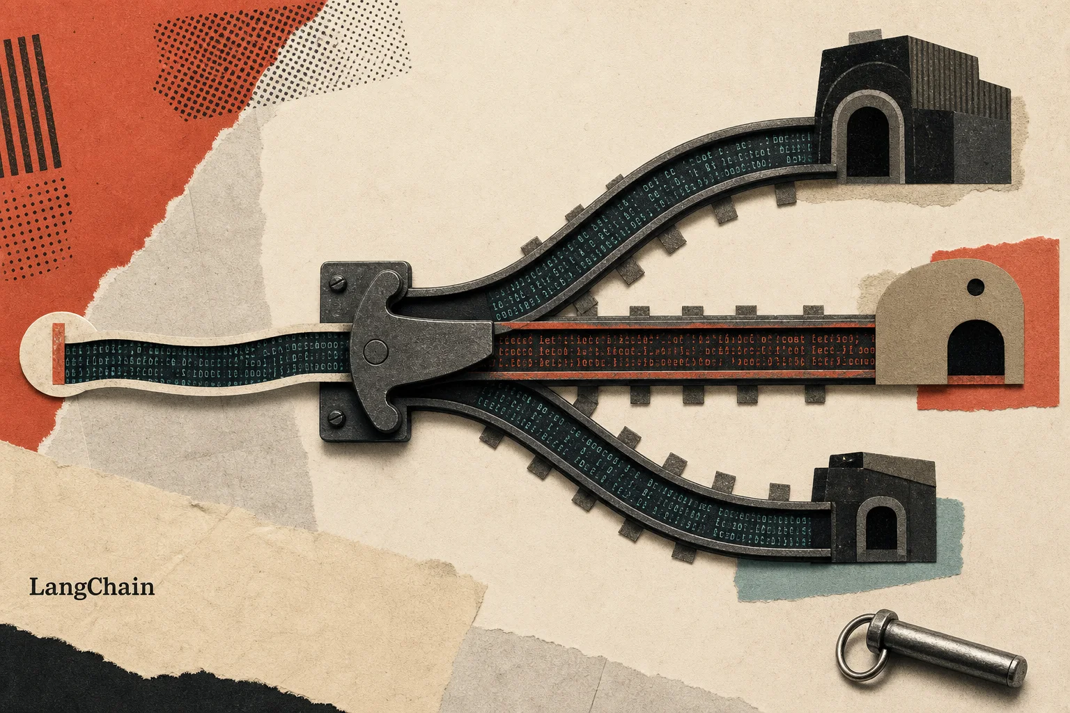 Editorial illustration supporting LangChain Says Model Routing Cut Median AI Coding Cost by 64%