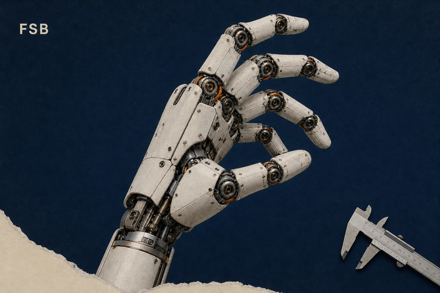 Editorial illustration supporting FSB publishes 12 AI practices urging financial firms to strengthen oversight