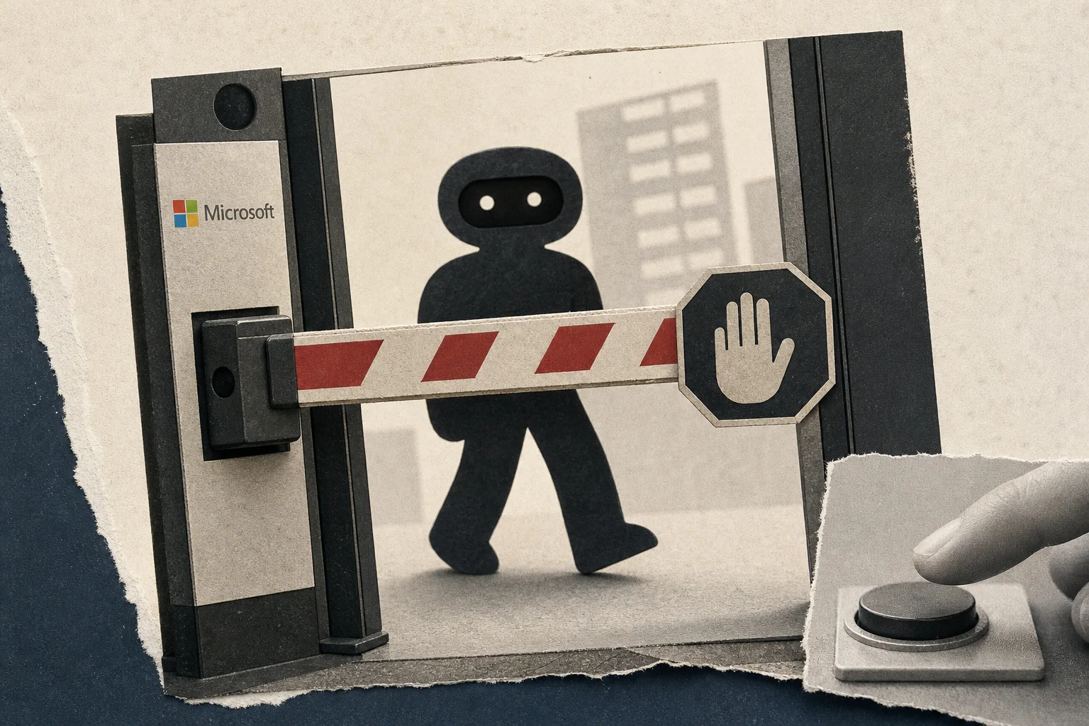 Editorial illustration supporting Microsoft warns AI agents can become insider threats without being hacked