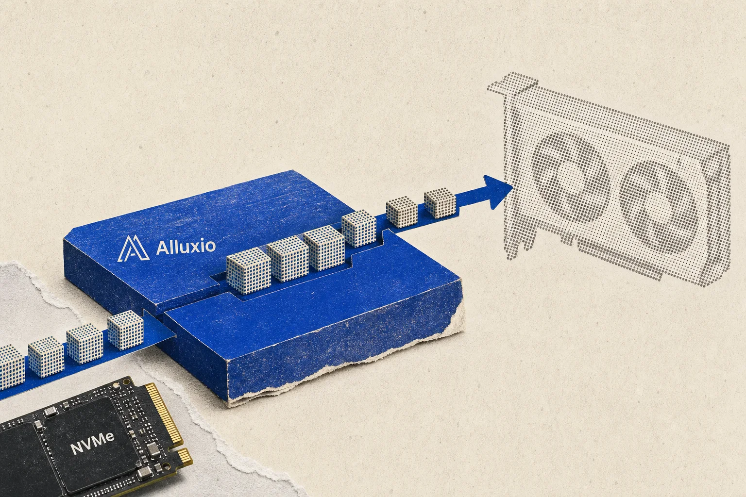 Editorial illustration supporting Oracle and Alluxio Publish AI Storage Gains, With GPU Utilization Only Emulated