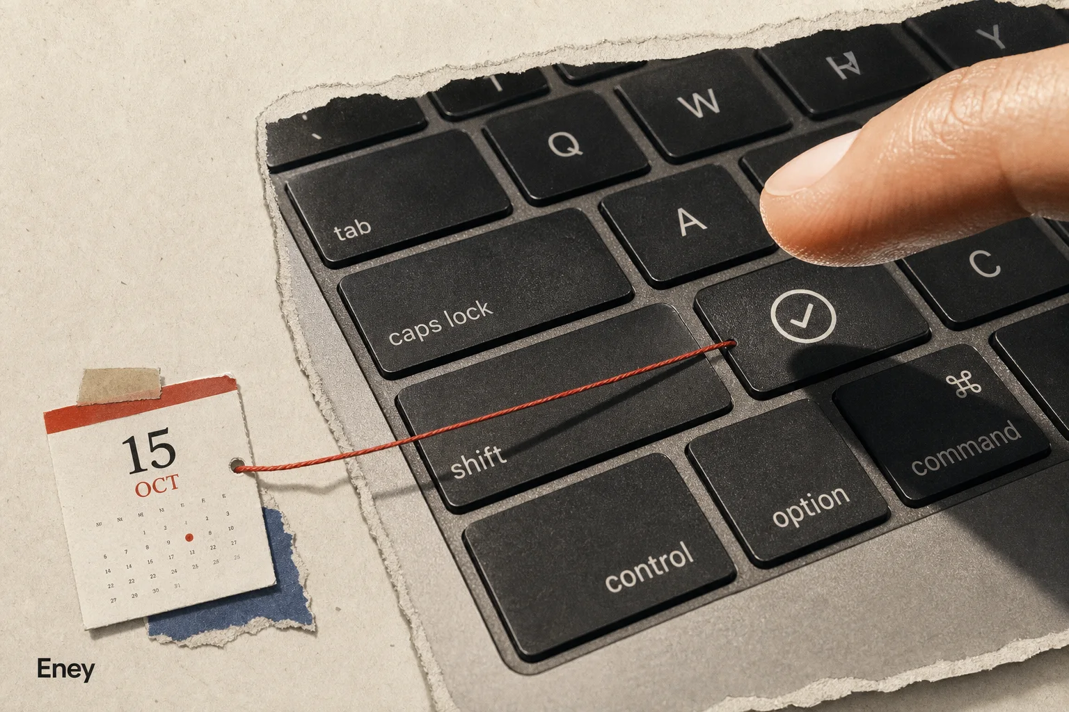 Editorial illustration supporting MacPaw launches Eney, an AI assistant that prepares Mac tasks for approval