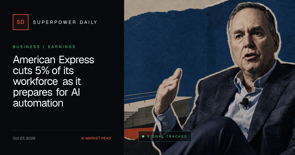 American Express cuts 5% of its workforce as it prepares for AI ...