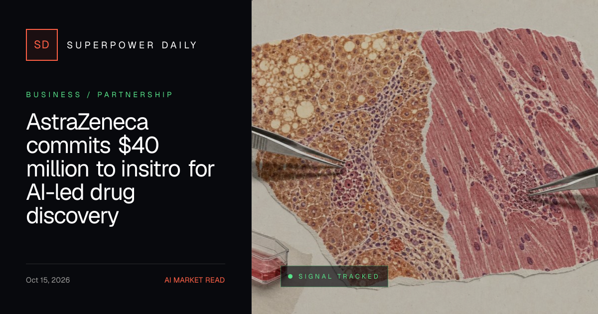 AstraZeneca commits $40 million to insitro for AI-led drug discovery ...